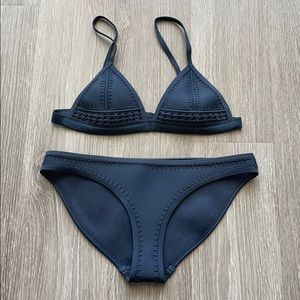 Triangl Navy Neoprene Bikini